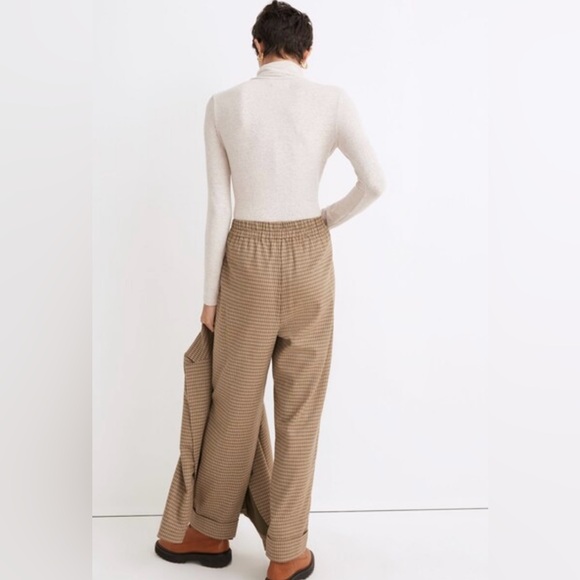 Huston Pull-On Tapered Pants in Zander Gingham Plaid, Sz M - Picture 4 of 14